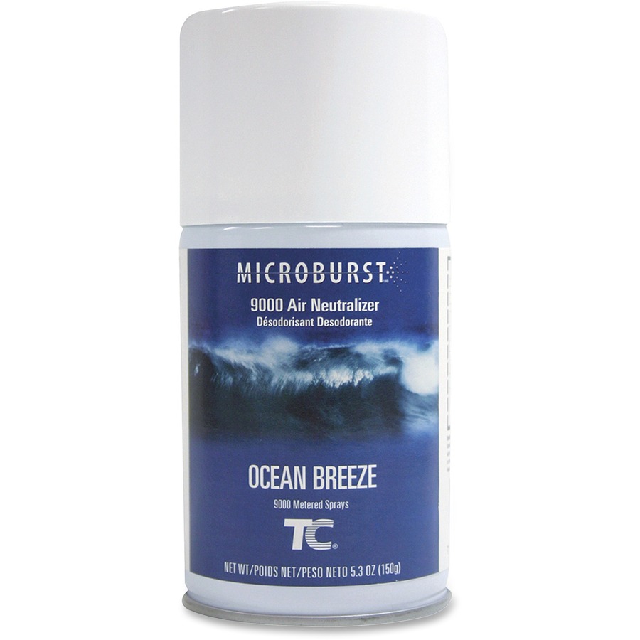 Rubbermaid Commercial MB 9000 Refill OcBreeze Air Spray - Spray - Ocean Breeze - 4 / Carton - Long Lasting Rubbermaid Commercial MB 9000 Refill OcBreeze Air Spray - Spray - Ocean Breeze - 4 / Carton - Long Lasting