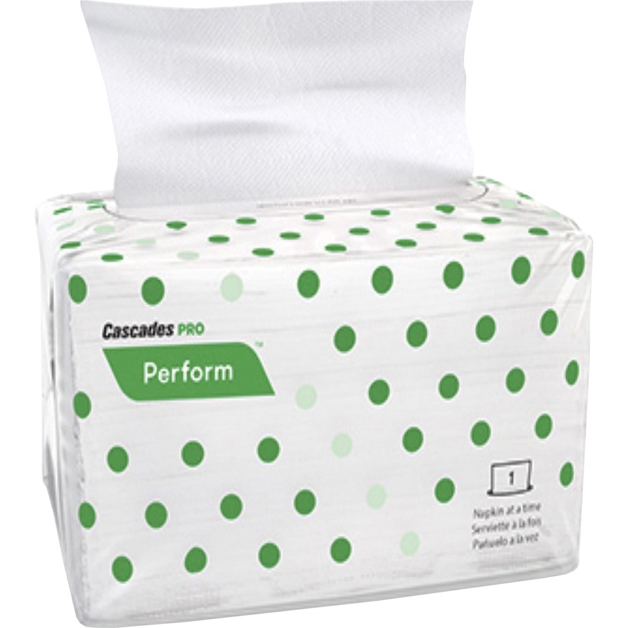 Cascades PRO T400 Pro Interfold Napkins - 1 Ply - Interfolded - 8.50 Cascades PRO T400 Pro Interfold Napkins - 1 Ply - Interfolded - 8.50
