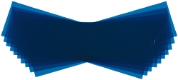 MAUDLIN PRODUCTS 10 Piece, 5" Wide x 20" Long Plastic Shim Stock Sheet PL5-005P