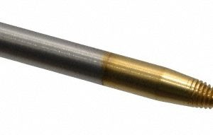 BALAX Thread Forming Tap: #2-56 UNC, 2B Class of Fit, Bottoming Chamfer, High-Speed Steel, Titanium Nitride Finish 10284-01T