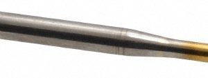 BALAX Thread Forming Tap: #6-32 UNC, 3B Class of Fit, Bottoming Chamfer, High-Speed Steel, Titanium Nitride Finish 11283-01T