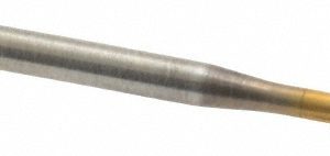 BALAX Thread Forming Tap: #6-32 UNC, Bottoming Chamfer, High-Speed Steel, Titanium Nitride Finish 11287-01T