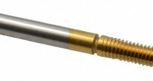 BALAX Thread Forming Tap: #6-40 UNF, Bottoming Chamfer, High-Speed Steel, Titanium Nitride Finish 11506-01T