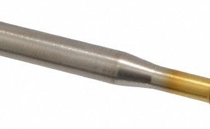 BALAX Thread Forming Tap: #10-32 UNF, 2B Class of Fit, Bottoming Chamfer, High-Speed Steel, Titanium Nitride Finish 12185-01T
