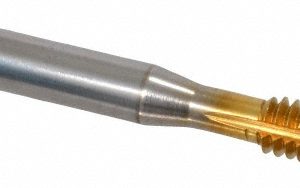 BALAX Thread Forming Tap: 1/4-20 UNC, 3B Class of Fit, Bottoming Chamfer, High-Speed Steel, Titanium Nitride Finish 12645-01T