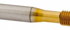 BALAX Thread Forming Tap: 5/16-24 UNF, 2B Class of Fit, Bottoming Chamfer, High-Speed Steel, Titanium Nitride Finish 13266-01T