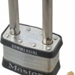 MASTER LOCK Padlock: Laminated Steel, Keyed Alike, 2" Wide 5KALJ-A376