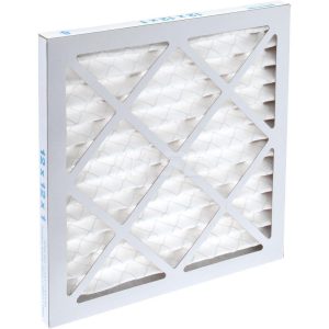 PRO-SOURCE Pleated Air Filter: Wire-Backed Pleated, MERV 10, Synthetic, 55% Efficient, 12" High, 12" Wide, 1" Deep PRO10437