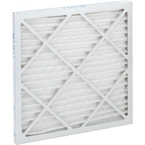 PRO-SOURCE Pleated Air Filter: Wire-Backed Pleated, MERV 10, Synthetic, 55% Efficient, 16" High, 16" Wide, 1" Deep PRO10483
