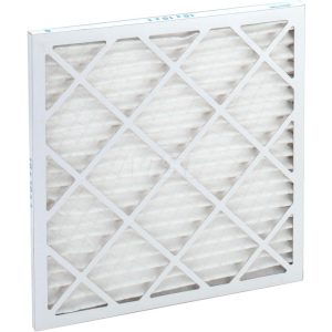 PRO-SOURCE Pleated Air Filter: Wire-Backed Pleated, MERV 10, Synthetic, 55% Efficient, 18" High, 18" Wide, 1" Deep PRO10485
