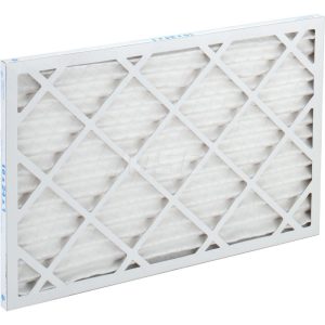 PRO-SOURCE Pleated Air Filter: Wire-Backed Pleated, MERV 8, Synthetic, 35% Efficient, 16" High, 24" Wide, 1" Deep PRO10411