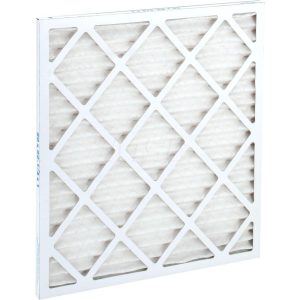 PRO-SOURCE Pleated Air Filter: Wire-Backed Pleated, MERV 8, Synthetic, 35% Efficient, 20" High, 22-1/4" Wide, 1" Deep PRO10427