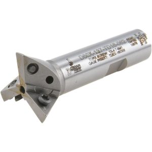 DORIAN TOOL 60&deg; Included Angle, 1-3/8" Max Cutting Diam, 5/8" Shank Diam, TDEX 160308-EN Insert Style, Indexable Dovetail Cutter 73310165247