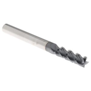 ACCUPRO Roughing & Finishing End Mill: 3/16" Dia, 4 Flutes, Square End, Chipbreaker, Solid Carbide 00037820