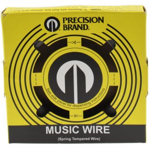 PRECISION BRAND 8 Gage, 0.02 Inch Diameter x 937 Ft. Long, High Carbon Steel, Tempered Music Wire Coil 21020