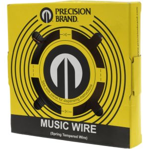 PRECISION BRAND 17 Gage, 0.039 Inch Diameter x 247 Ft. Long, High Carbon Steel, Tempered Music Wire Coil 21039