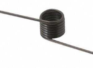 GARDNER SPRING 180&deg; Deflection Angle, 1/4" OD, 0.028" Wire Diam, 6 Coils, Torsion Spring GT2814018-ML