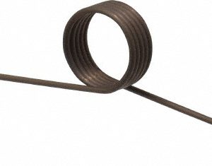 GARDNER SPRING 180&deg; Deflection Angle, 0.45" OD, 0.035" Wire Diam, 4 Coils, Torsion Spring GT3528118-ML
