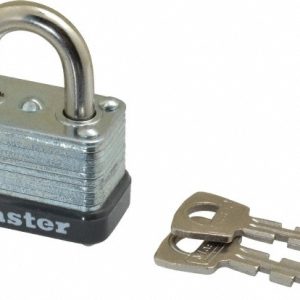 MASTER LOCK Padlock: Laminated Steel, Keyed Different, 1-1/2" Wide 22D