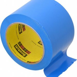 3M Floor & Aisle Marking Tape: 3" Wide, 108' Long, 5.2 mil Thick, Rubber 7000047464