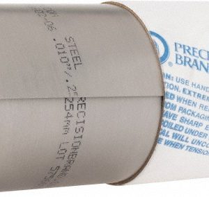 PRECISION BRAND Shim Stock: 0.01'' Thick, 100'' Long, 6" Wide, 1010 Low Carbon Steel 16450