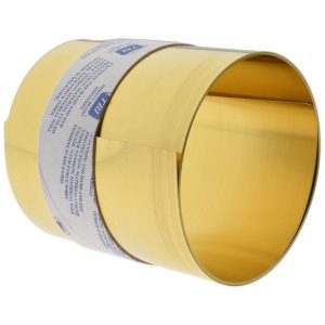 TRINITY BRAND INDUSTRIES Shim Stock: 0.015'' Thick, 100'' Long, 6" Wide, 260 Alloy Brass M-BBN-15