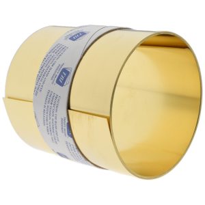TRINITY BRAND INDUSTRIES Shim Stock: 0.02'' Thick, 100'' Long, 6" Wide, 260 Alloy Brass M-BBN-20