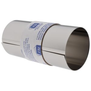TRINITY BRAND INDUSTRIES Shim Stock: 0.005'' Thick, 50'' Long, 6" Wide, 302 Stainless Steel M-SN-5