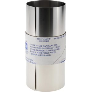 TRINITY BRAND INDUSTRIES Shim Stock: 0.008'' Thick, 50'' Long, 6" Wide, 302 Stainless Steel M-SN-8