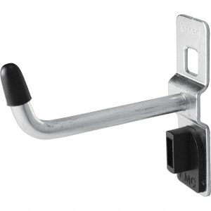 KENNEDY 1/4" Diam, 2" Long Single Vertical End Pegboard Hook 99821
