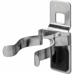 KENNEDY 1" Diam, Single Spring Clip Pegboard Hook 99836