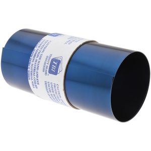 TRINITY BRAND INDUSTRIES Shim Stock: 0.004'' Thick, 50'' Long, 6" Wide, 1095 High Carbon,Blue Tempered Spring Steel M-6BLT50-4