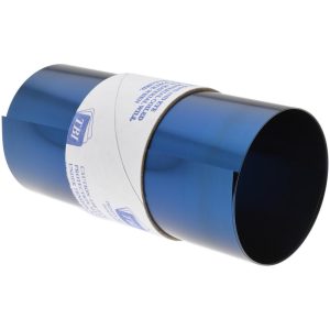 TRINITY BRAND INDUSTRIES Shim Stock: 0.005'' Thick, 50'' Long, 6" Wide, 1095 High Carbon,Blue Tempered Spring Steel M-6BLT50-5