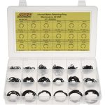 NOVA FASTENERS CO.INC. 174 Piece, M10 to M40, Steel, Snap Internal Retaining Ring Assortment NFC-KIT243