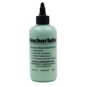 ANCHORLUBE Cutting Fluid: Anchorlube, Water-Based, Water Soluble, 8 oz Bottle 3010