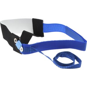 DESCO Anti-Static & Grounding Shoe Straps; Size: Universal ; Attachment Method: Hook & Loop ; Disposable: No ; Resistor: Yes ; Conductive Strand: Yes ; Color: Gray 24723