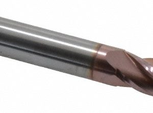 SGS Square End Mill: 5/16" Dia, 13/16" LOC, 4 Flute, Solid Carbide 35508