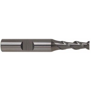 SGS Square End Mill: 5/8'' Dia, 2-1/2'' LOC, 5/8'' Shank Dia, 4-5/8'' OAL, 2 Flutes, Solid Carbide 34523