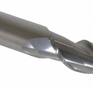 SGS Square End Mill: 5/8" Dia, 1-5/8" LOC, 2 Flute, Solid Carbide 32043