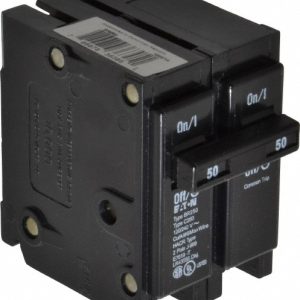 EATON CUTLER-HAMMER 50 Amp, 120/240 VAC, 2 Pole, Plug In Type BR Circuit Breaker BR250