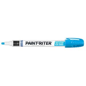 MARKAL Liquid Paint Marker: Light Blue, Alcohol Base, Bullet Tip 96835