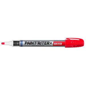 MARKAL Liquid Paint Marker: Red, Alcohol Base, Bullet Tip 96882