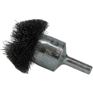 OSBORN End Brushes: 1-1/4" Dia, Steel, Crimped Wire 0003072300