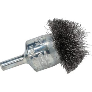 OSBORN End Brushes: 1-1/2" Dia, Steel, Crimped Wire 0003072400