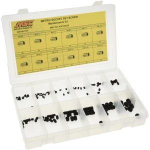 VALUE COLLECTION 140 Piece, M3 to M10, Alloy Steel Set Screw Assortment NFC-KIT257