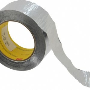 3M Silver Aluminum Foil Tape: 2" Wide, 4.6 mil Thick 7100053630