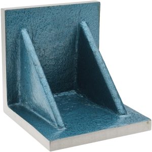 VALUE COLLECTION 6" Wide x 6" Deep x 6" High Cast Iron Precision-Ground Angle Plate 418-4430