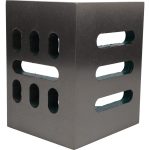 VALUE COLLECTION 6" Wide x 4-1/2" Deep x 5" High Cast Iron Partially Machined Angle Plate 418-4525