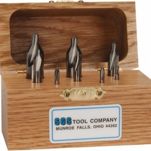 SGS 8 Pc #00 to #6 Solid Carbide Combo Drill & Countersink Set 57075
