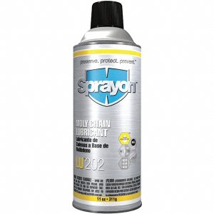 SPRAYON 11 oz Aerosol Extreme Pressure Moly Chain & Cable Lubricant SC0202000
